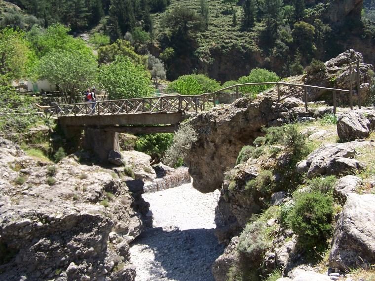 Gorges de Samaria en Crète 