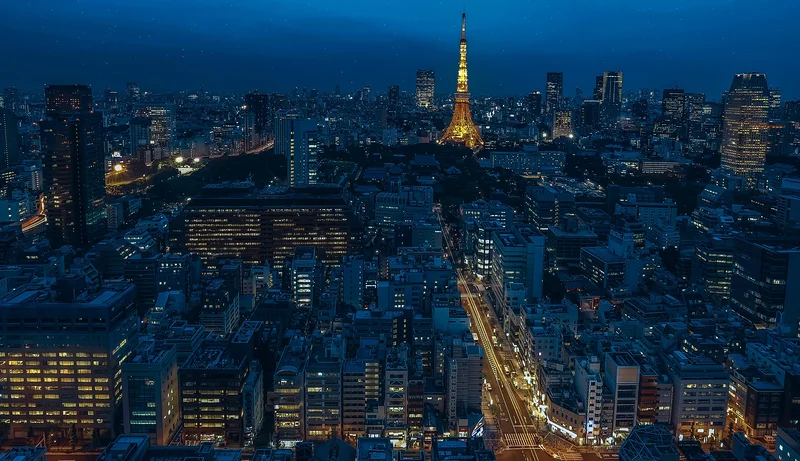 Tokyo de nuit — Tour de Tokyo (Japon)
