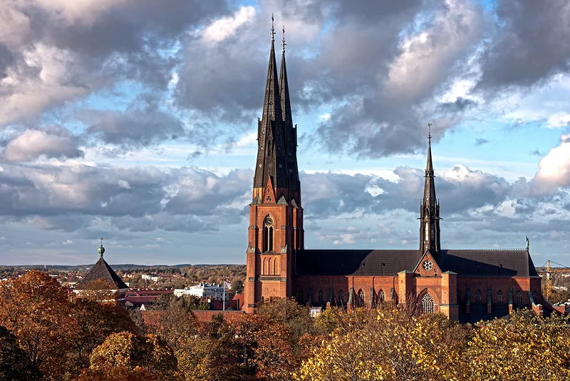 Uppsala — Cathédrale d'Uppsala (Suède)