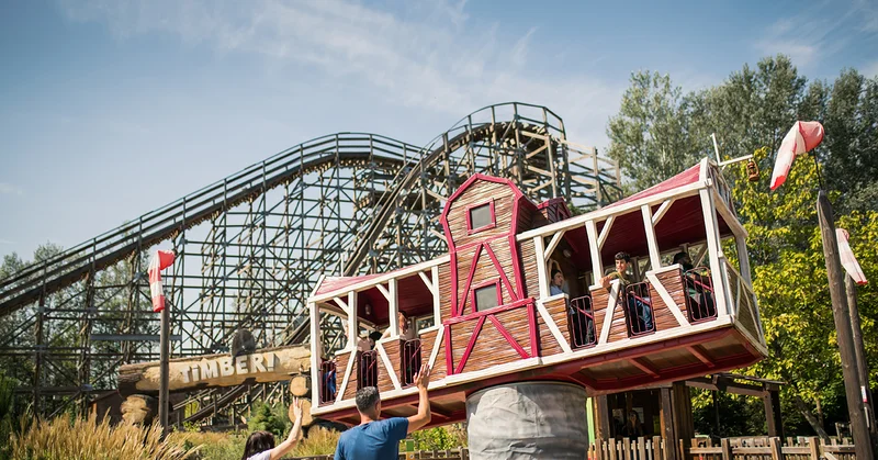 Vol au vent au Walibi Rhône Alpes — Walibi Rhône-Alpes (France)