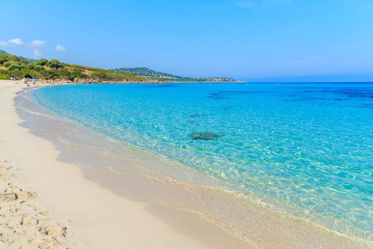 Plage de Saleccia, nord ouest de la Corse