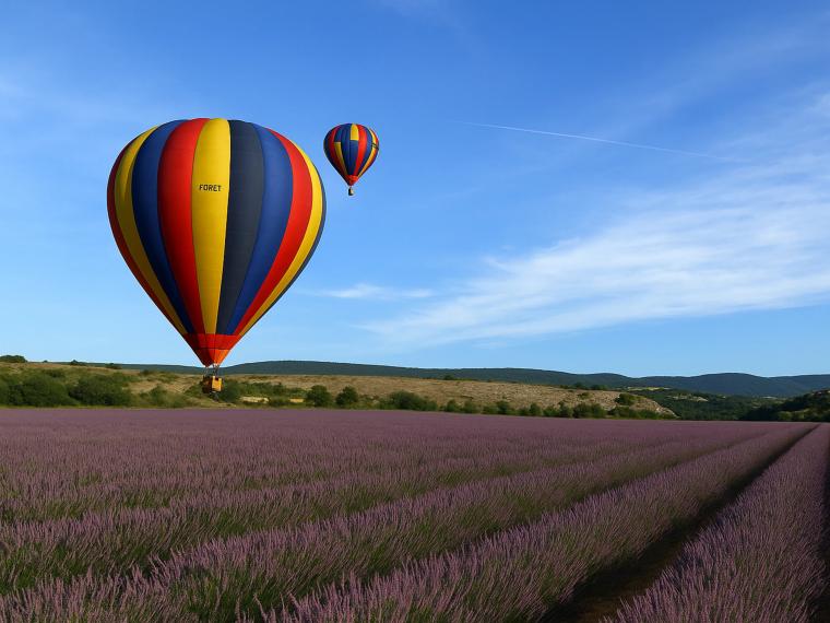 Vol en Montgolfière en Provence