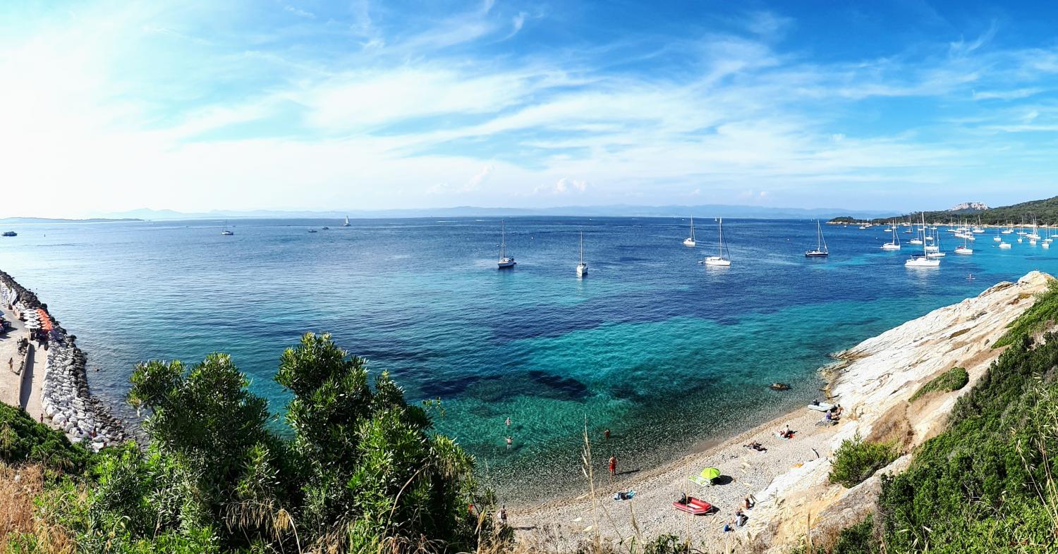 Plage d'Argent à Porquerolles
