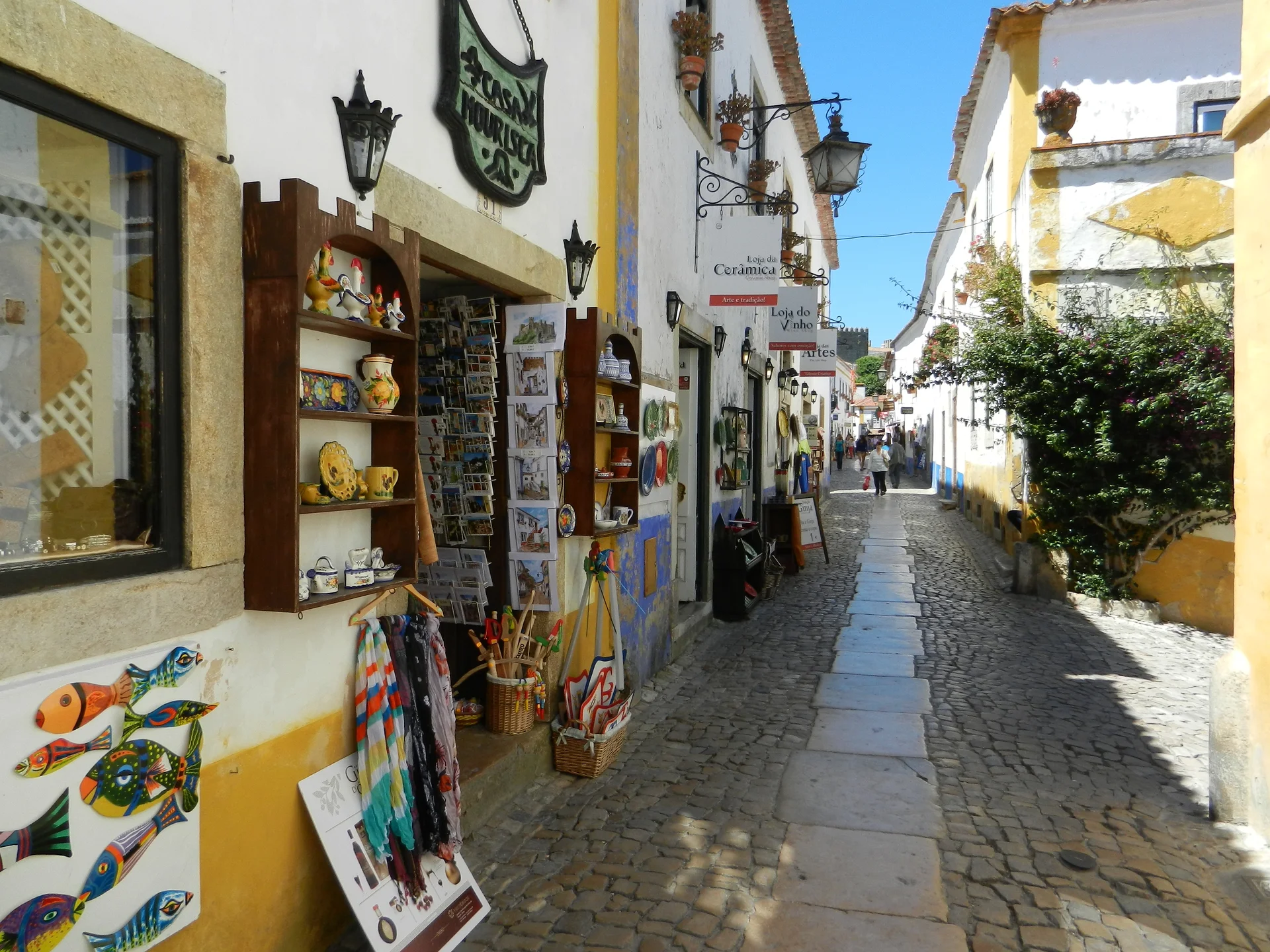Ruelle dans le Château d'Obidos — Château d'Óbidos (Portugal)