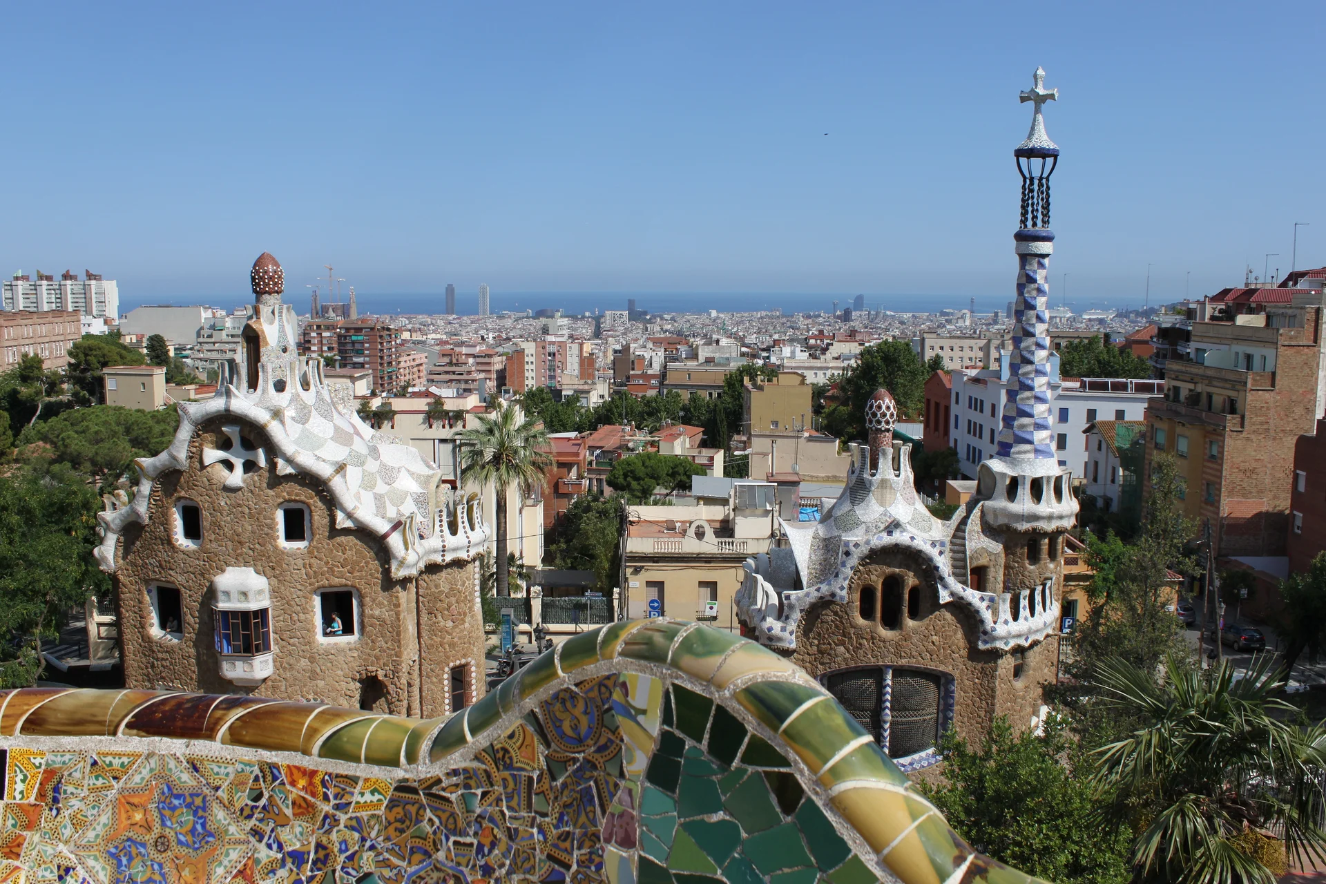Parc guell — Parc Güell (Espagne)
