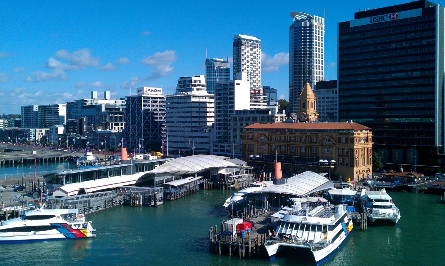 Auckland et son port