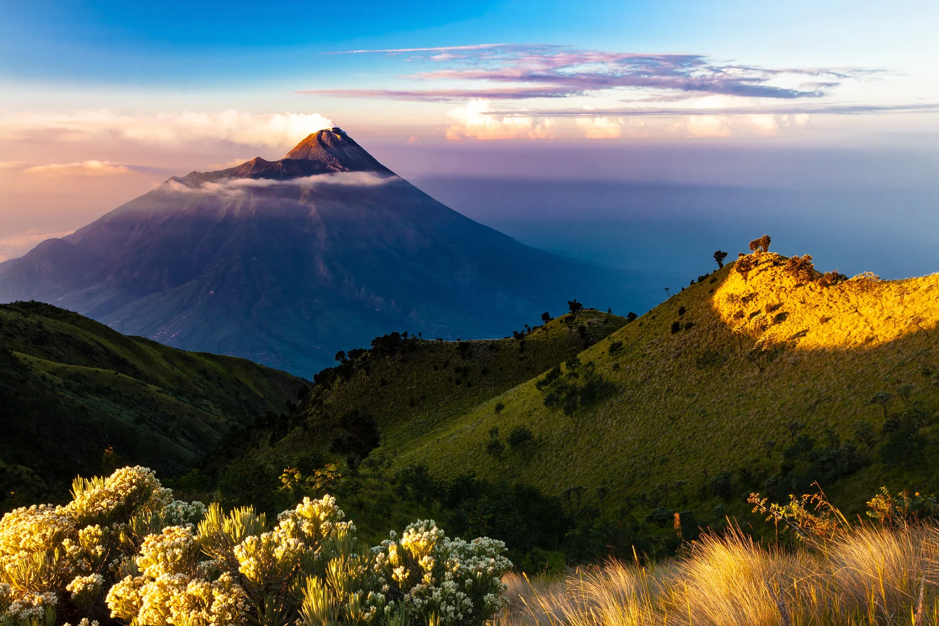 Volcan de Merbabu — Parc national de Gunung Merbabu (Indonésie)