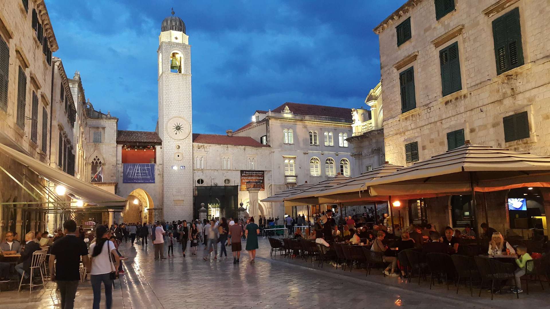 Stradun — Rue principale Stradun (Croatie)