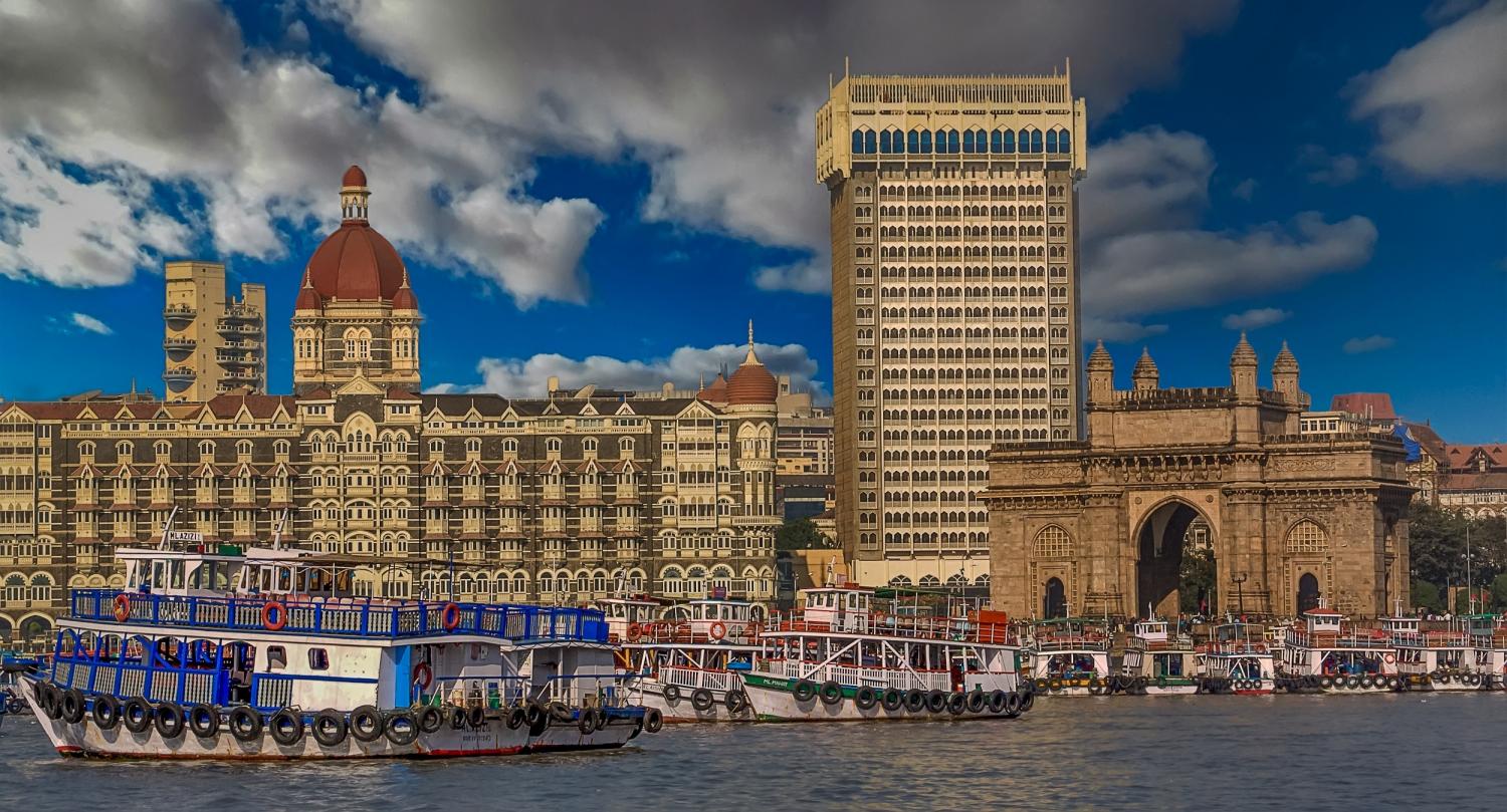 Porte de l'Inde et Taj Mahal Palace à Mumbaï