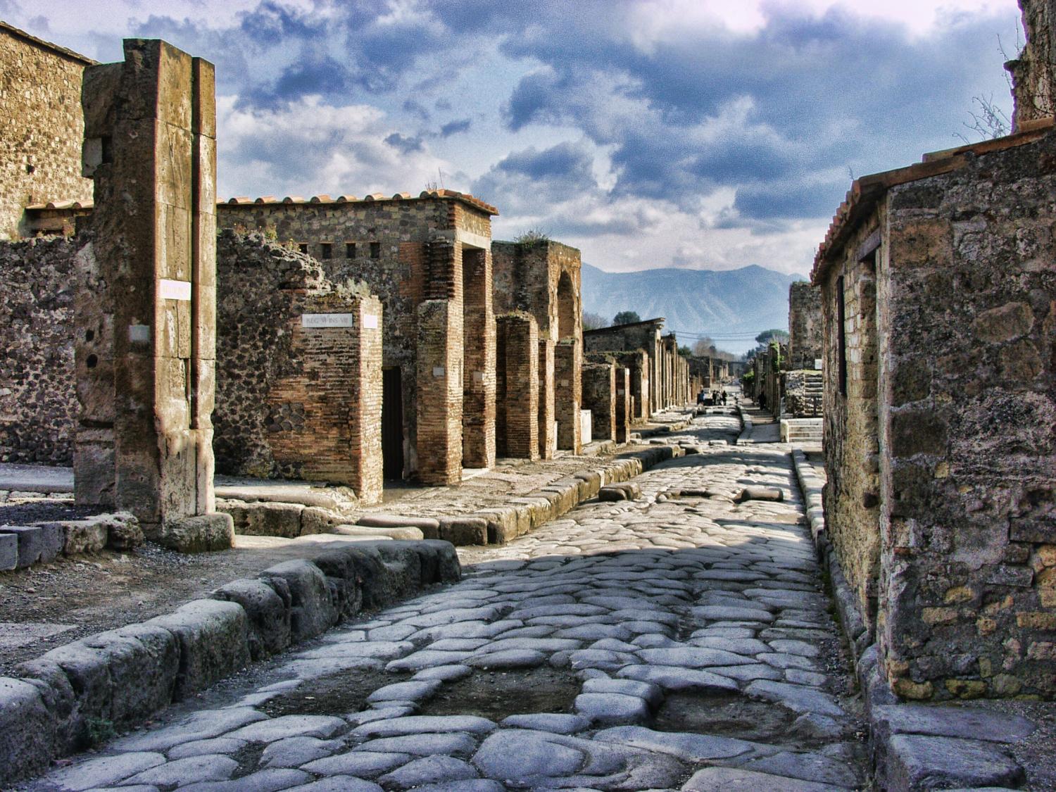 Ruines de Pompeii