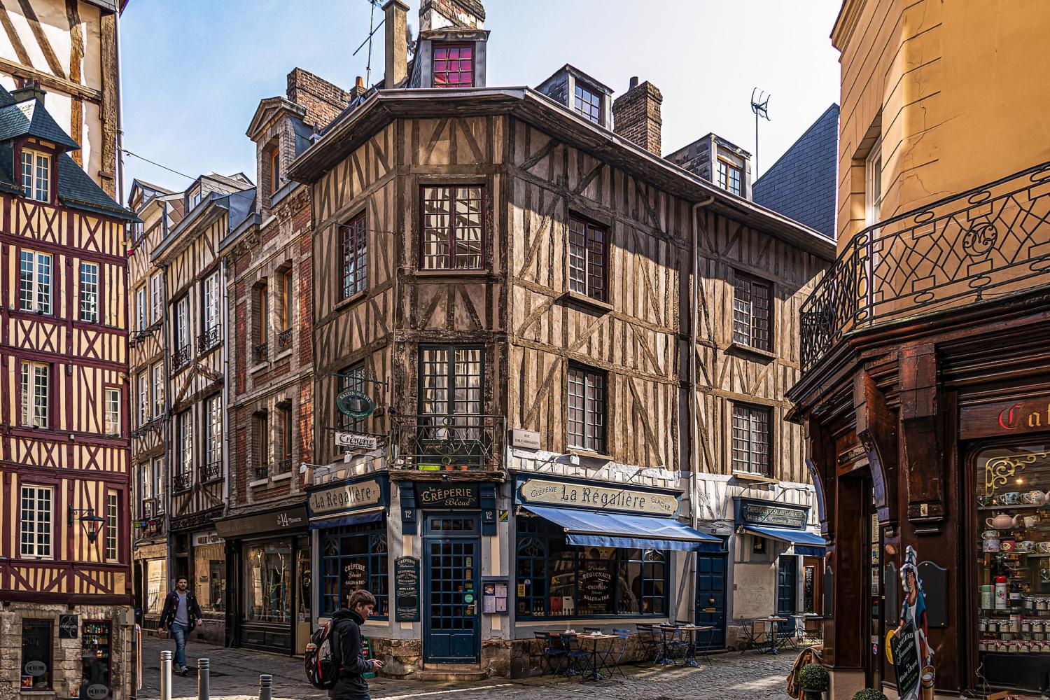 Rouen et ses maisons à colombage