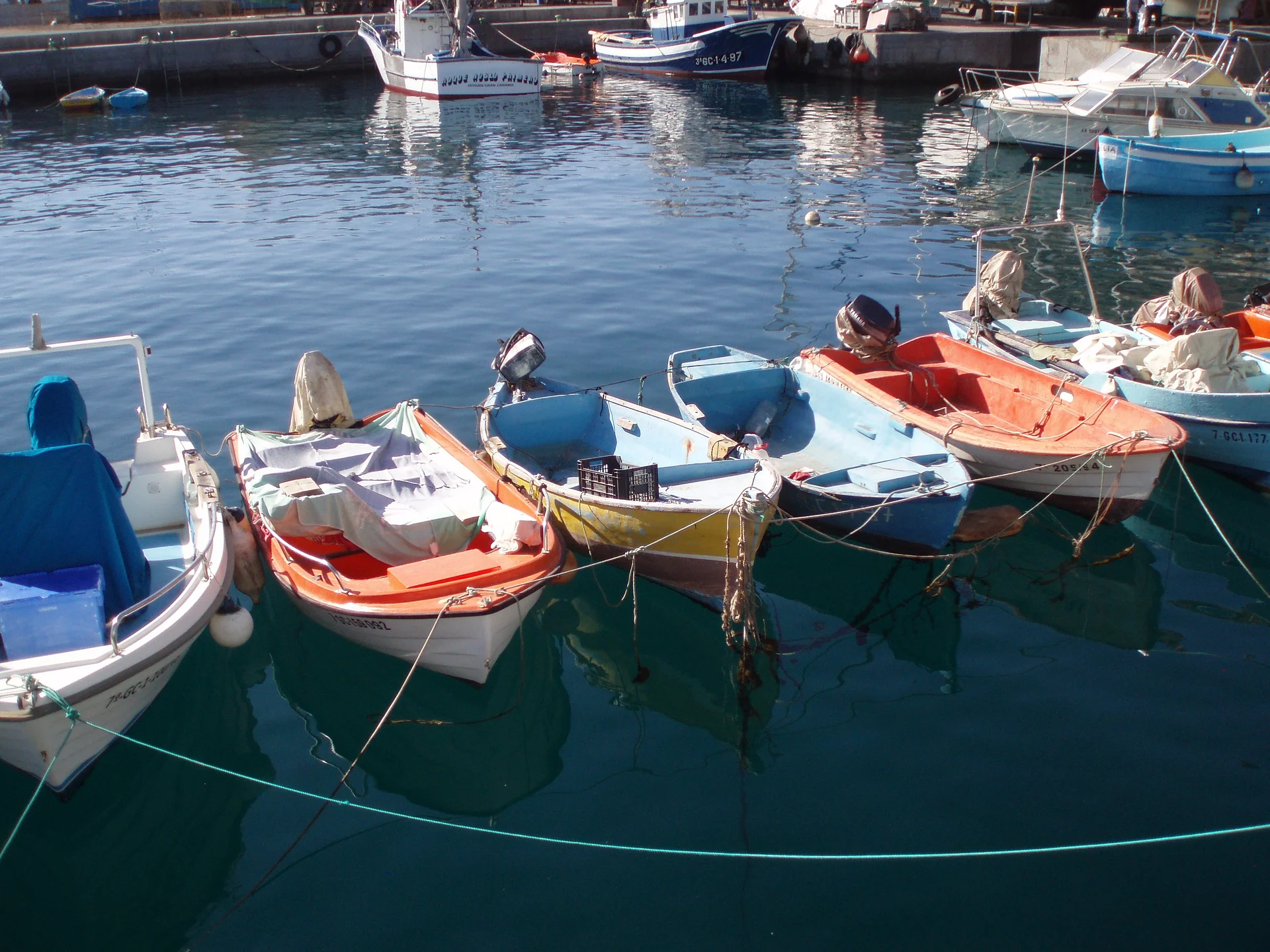 Bateaux de pêche à Corfou