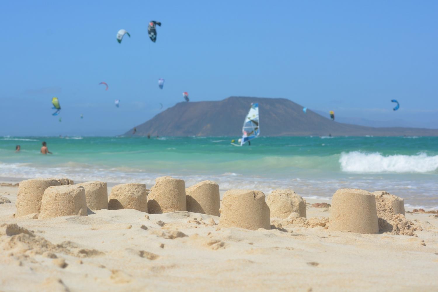 Plage de Corralejo près de Puerto del Rosario