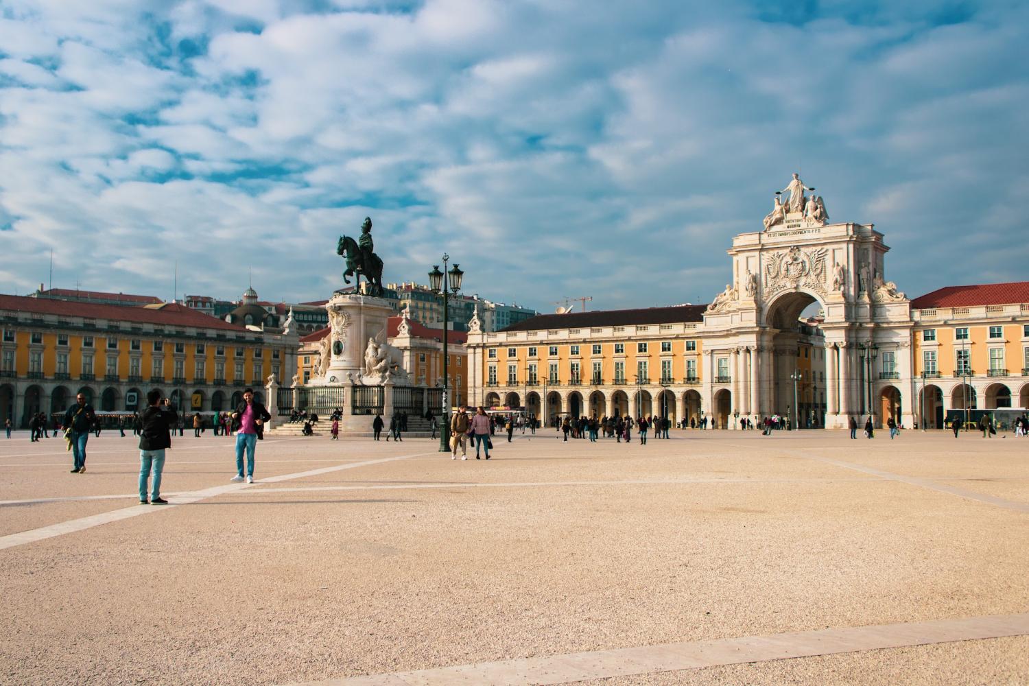 Place du Commerce à Lisbonne