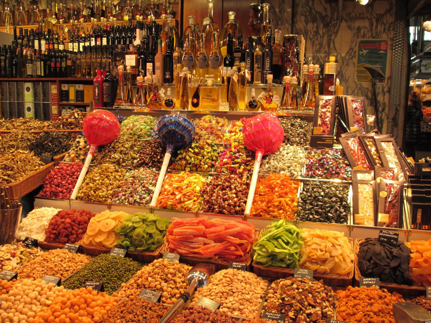 Marché de la Boqueria à Barcelone