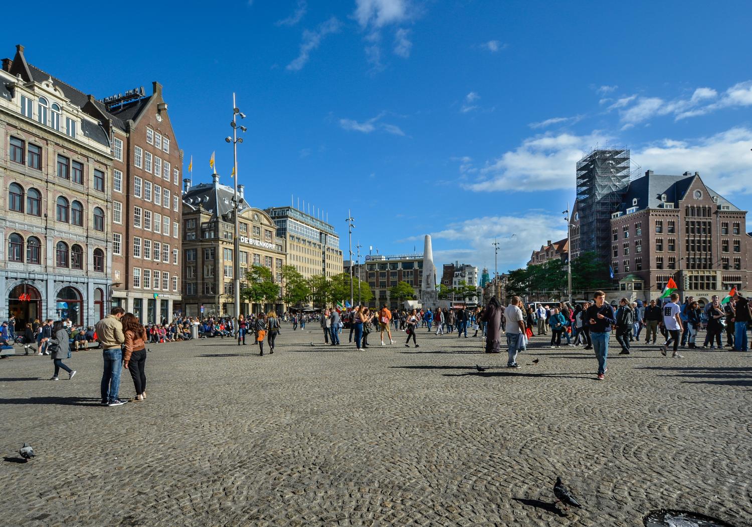 Place du Dam à Amsterdam