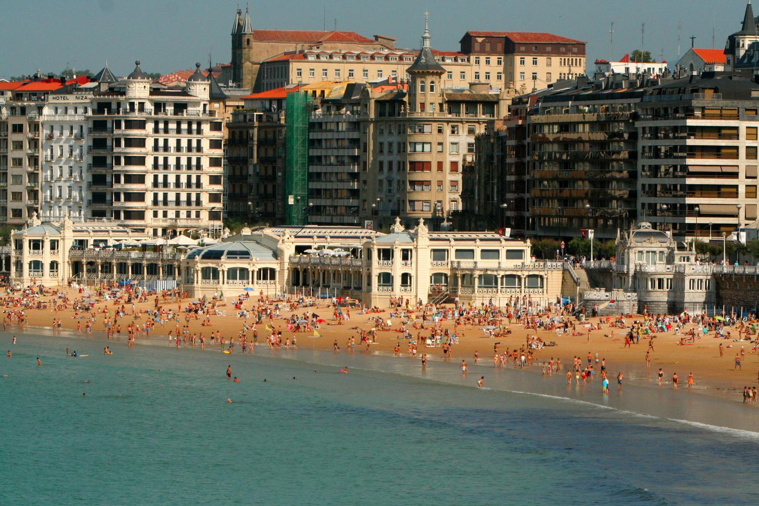 Plage de la Concha à San Sebastian