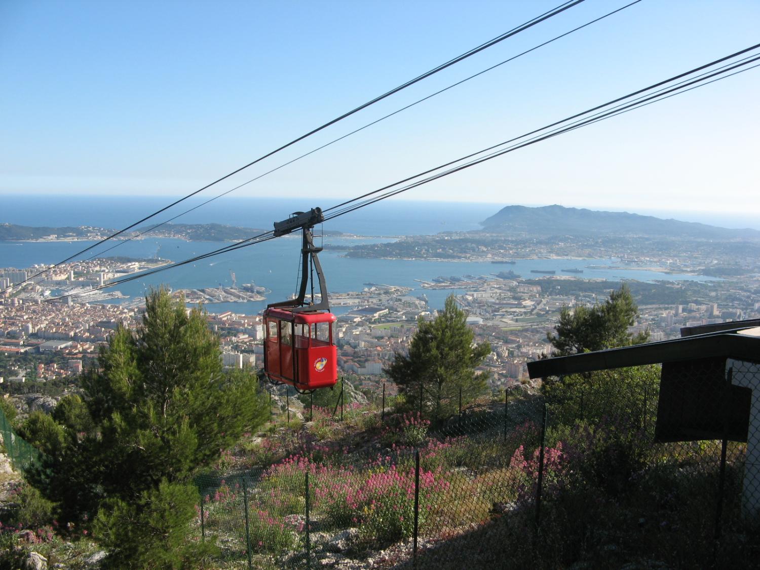 Téléphérique du Mont Faron à Toulon
