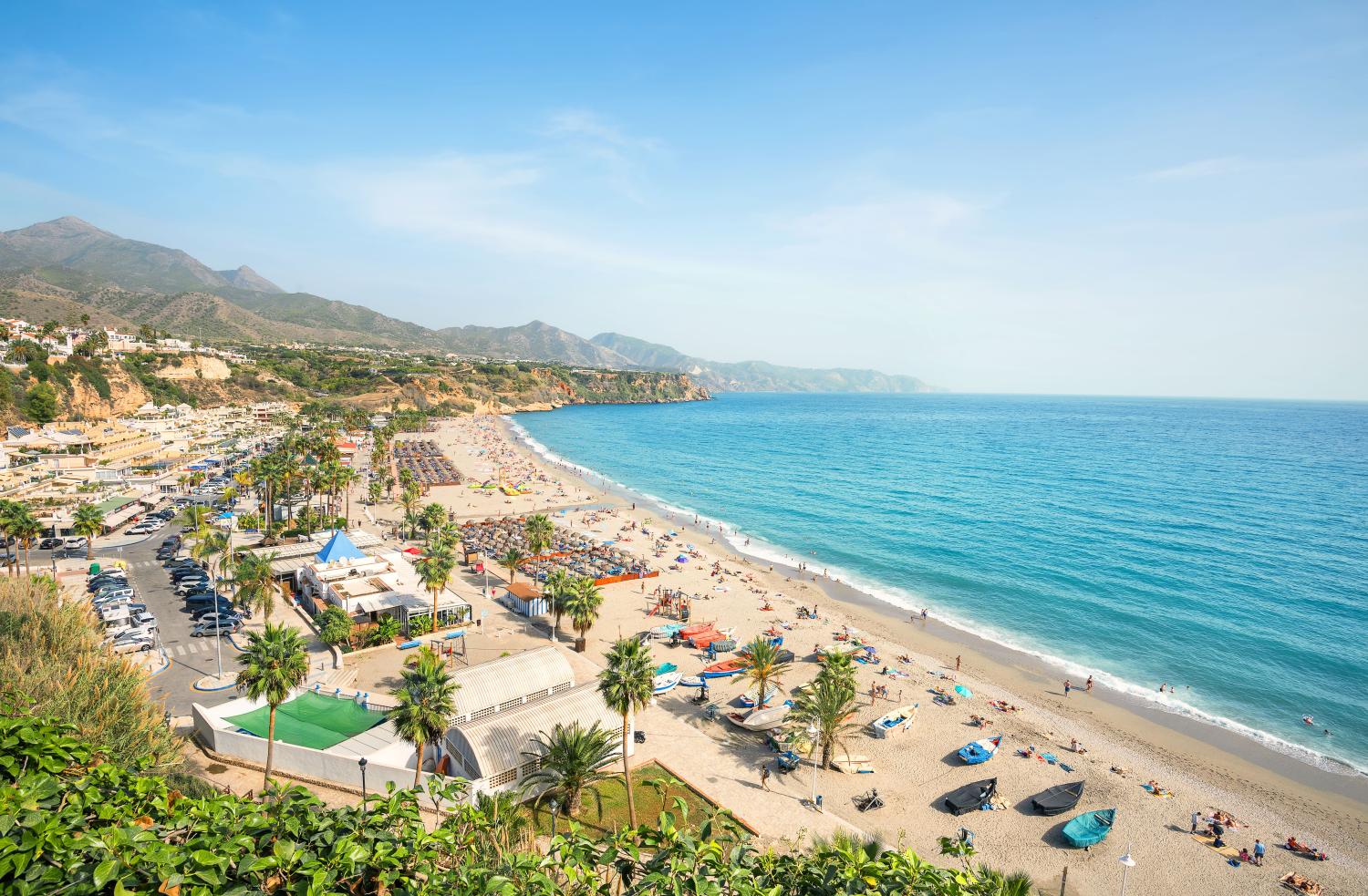 Plage de Burriana à Nerja