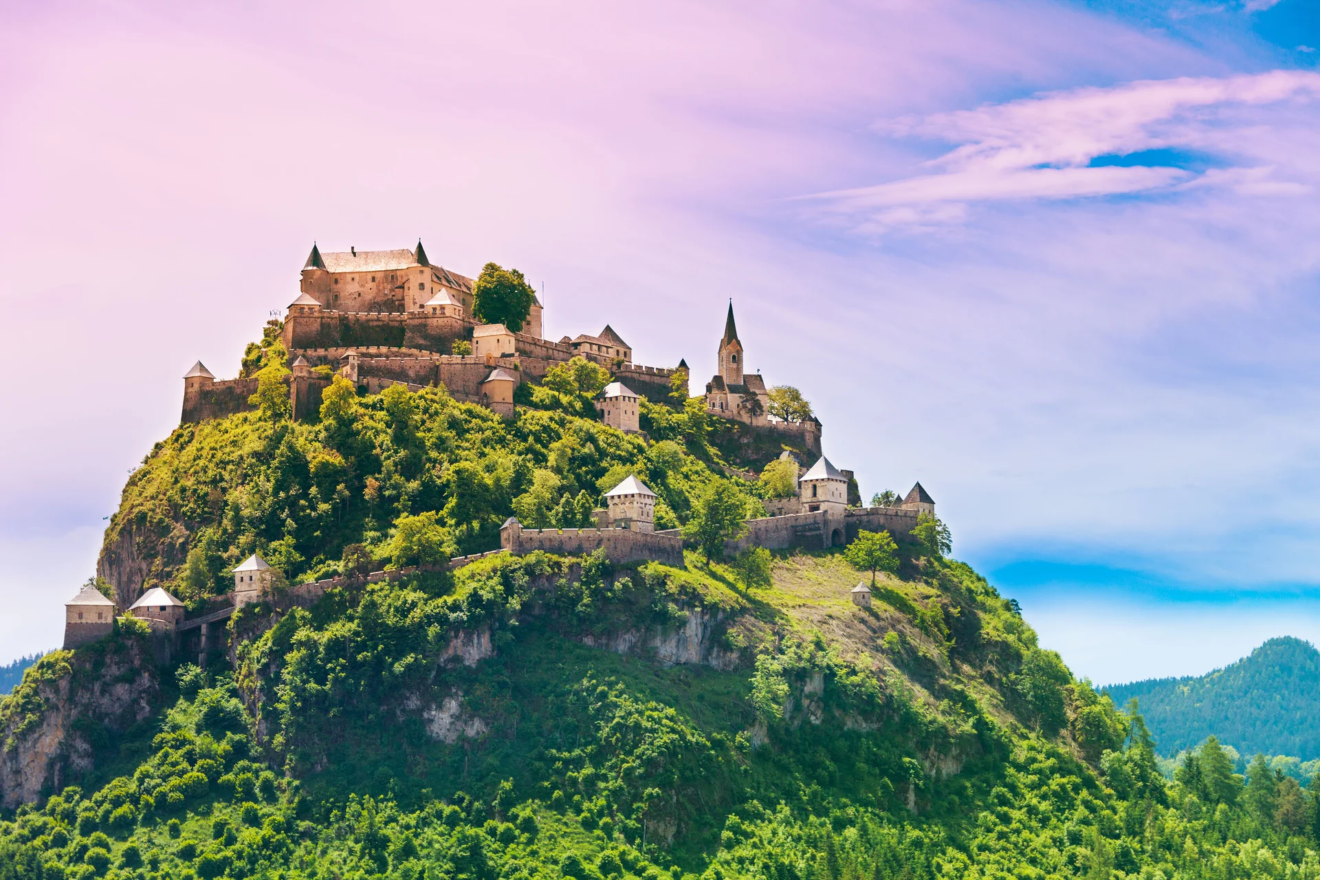 Château d Hochosterwitz Château d Hochosterwitz — Château d'Hochosterwitz (Autriche)