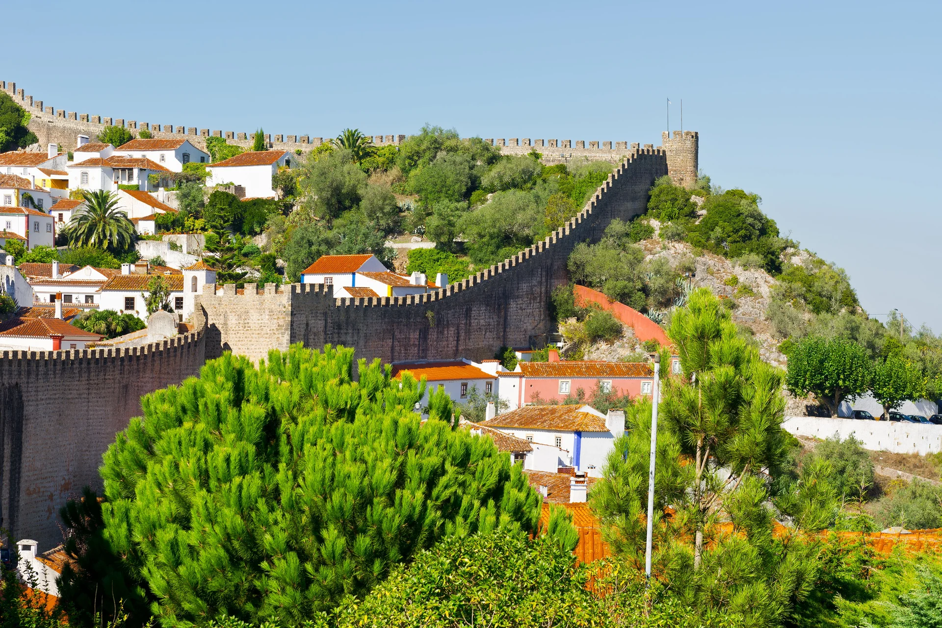 Le village d'Obidos et ses remparts — Obidos (Portugal)