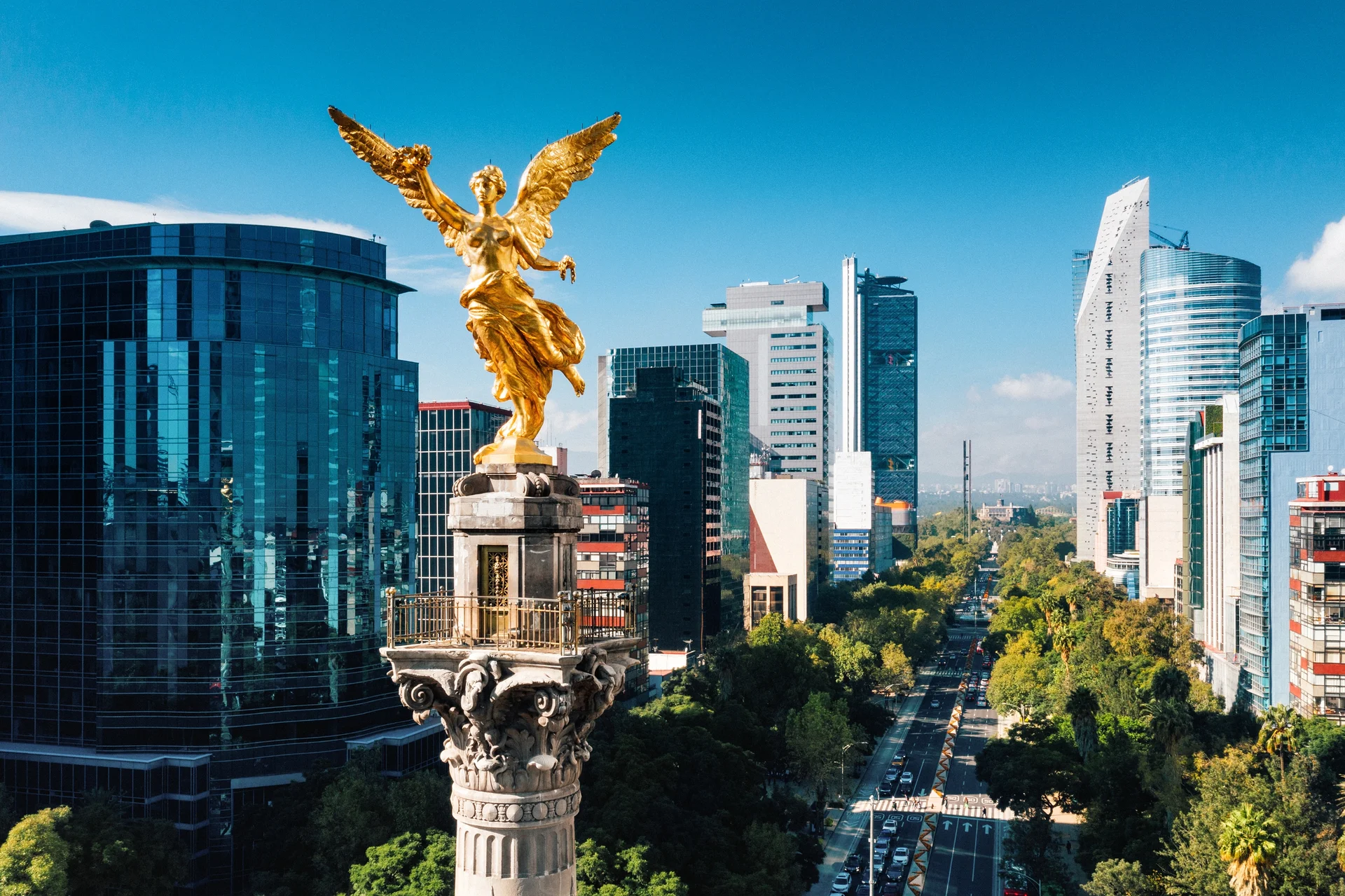 Angel de la Indepencia à Mexico
