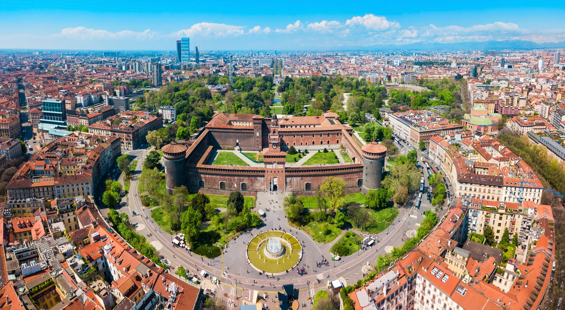 Château des Sforza à Milan