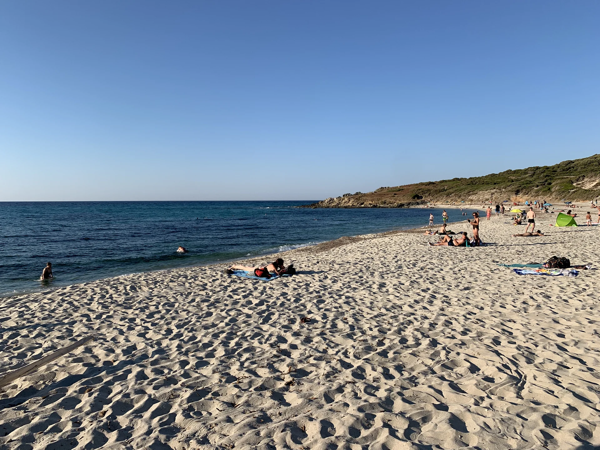 Plage de Bodri en Corse