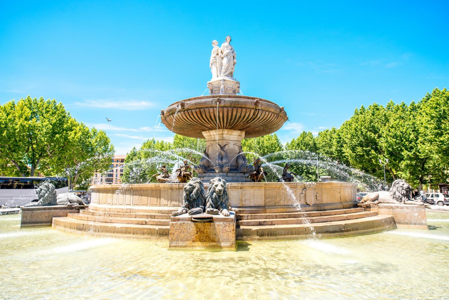 Fontaine de la Rotonde à Aix-en-Provence