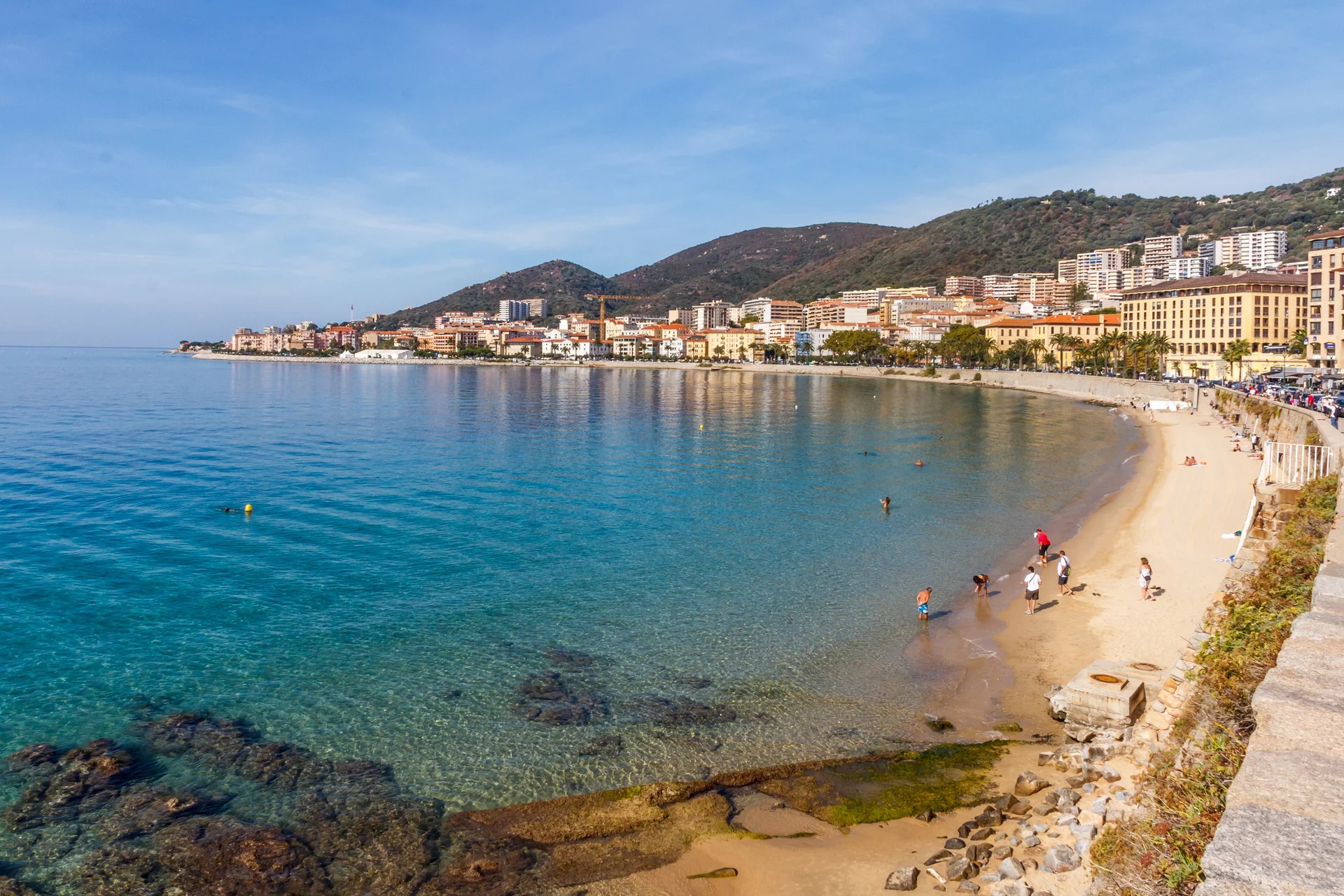 Plage Saint François à Ajaccio