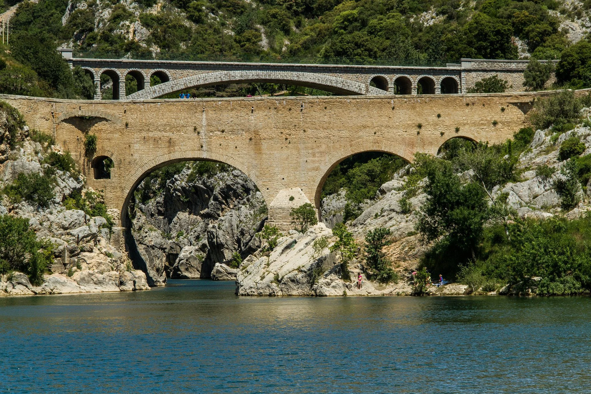 Pont du diable de Saint-Jean-de-Fos — Pont du Diable de Saint-Jean-de-Fos (France)