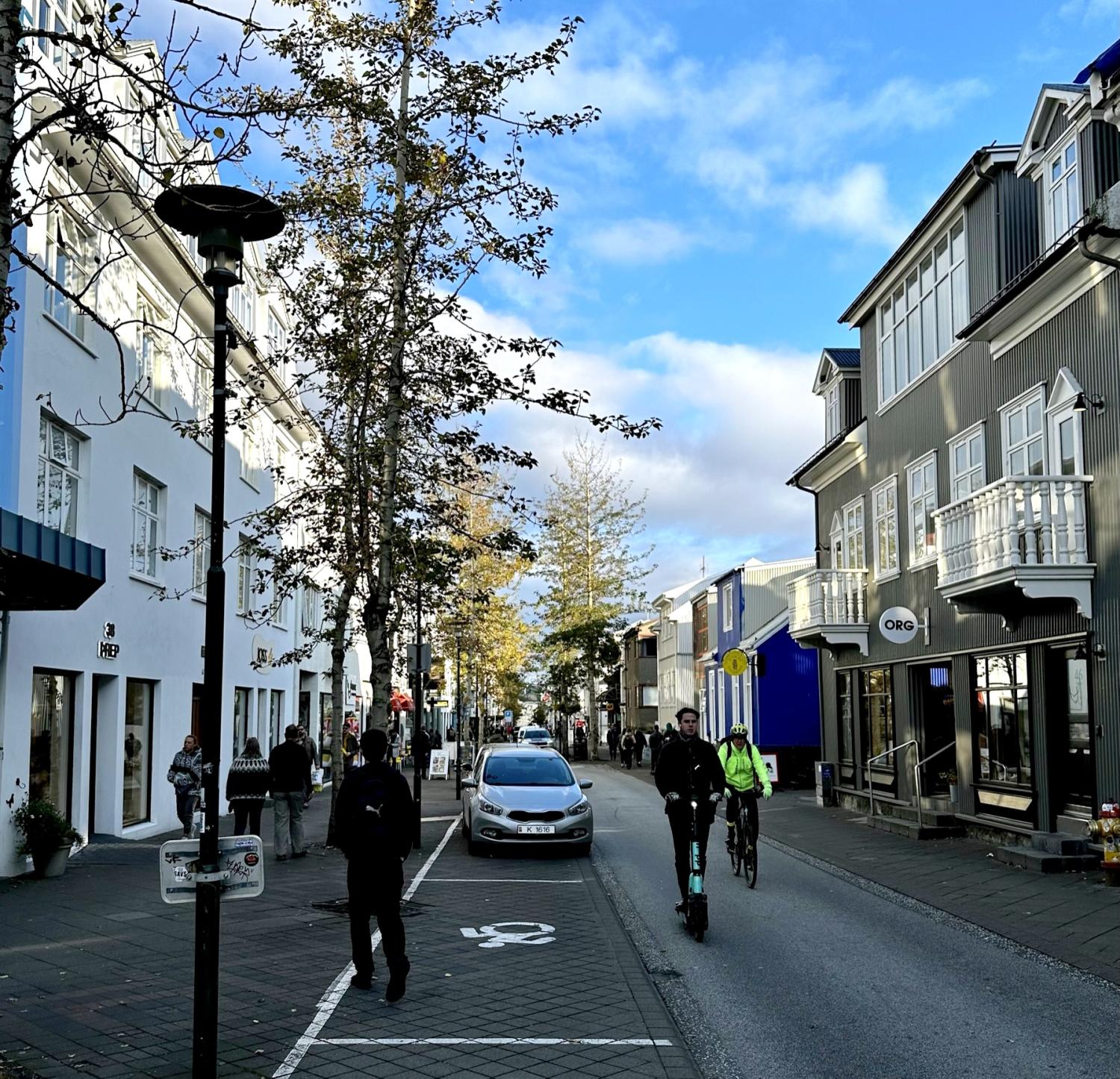 Laugavegur street