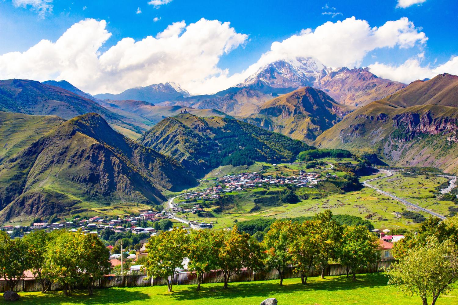 Montagnes du Caucase en Géorgie