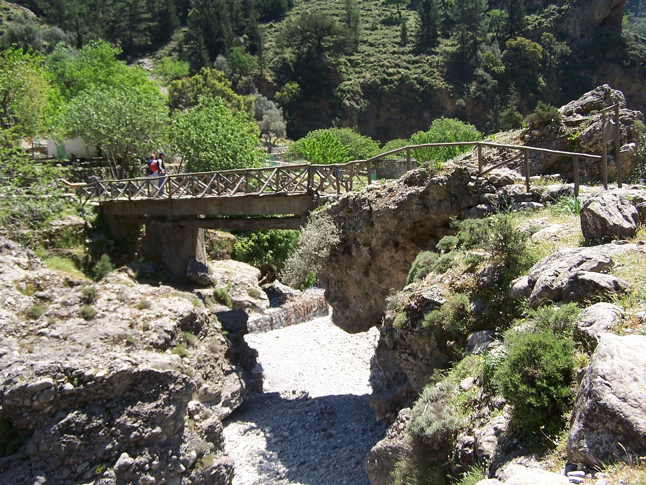 Gorges de Samaria en Crète 