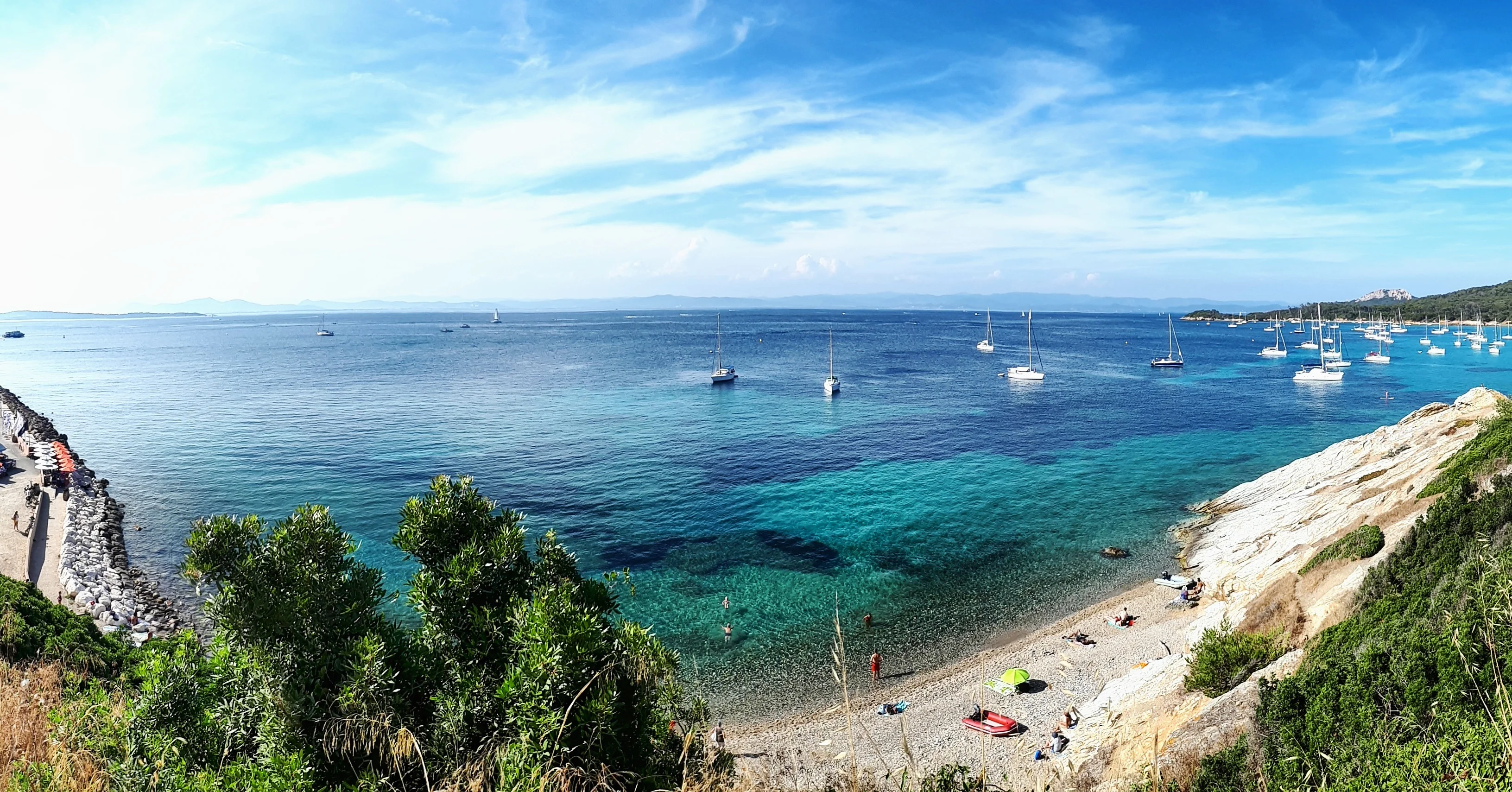 Plage d'Argent à Porquerolles
