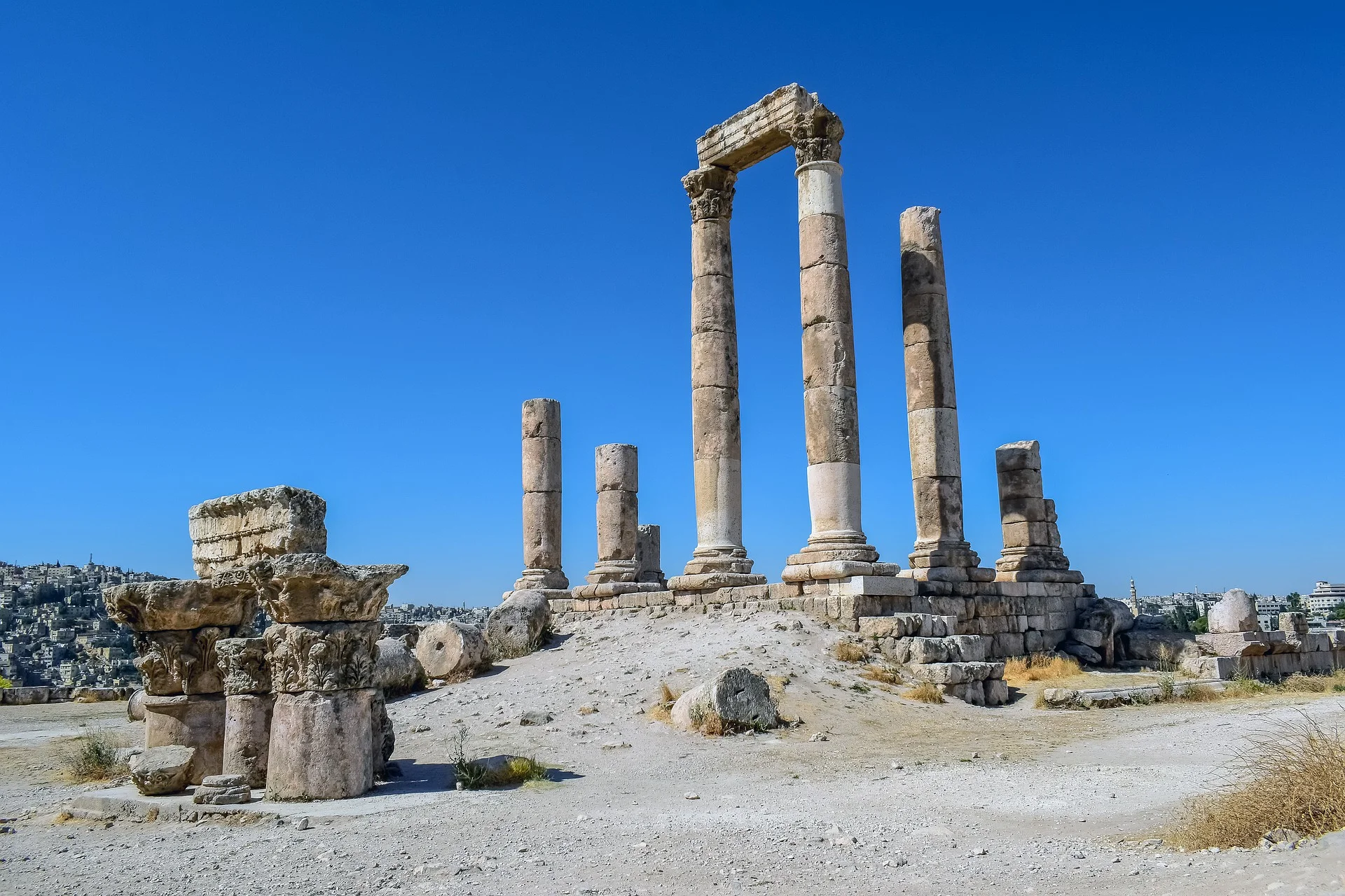 Temple d'Hercules à Amman