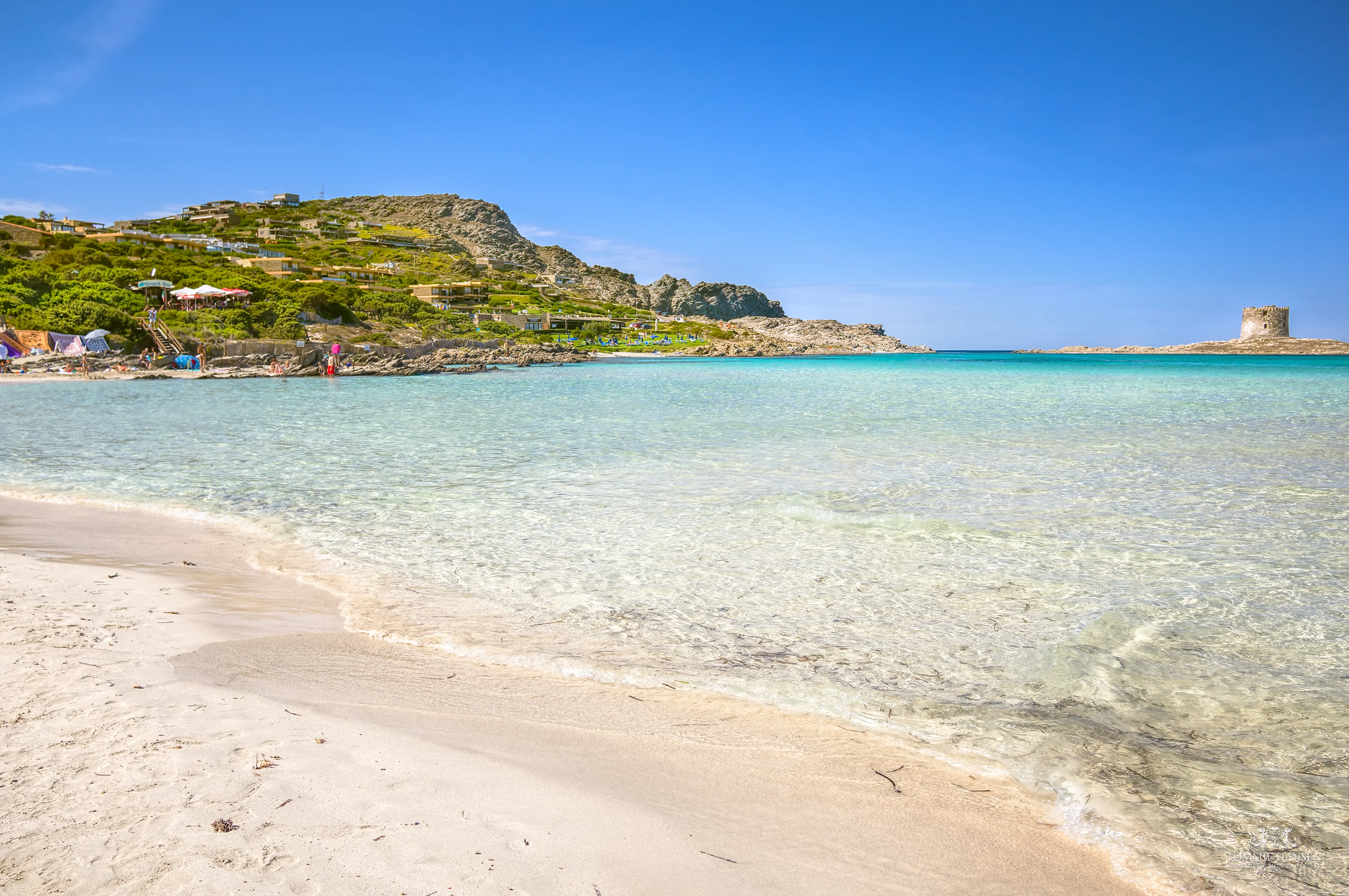 La Pelosa en Sardaigne