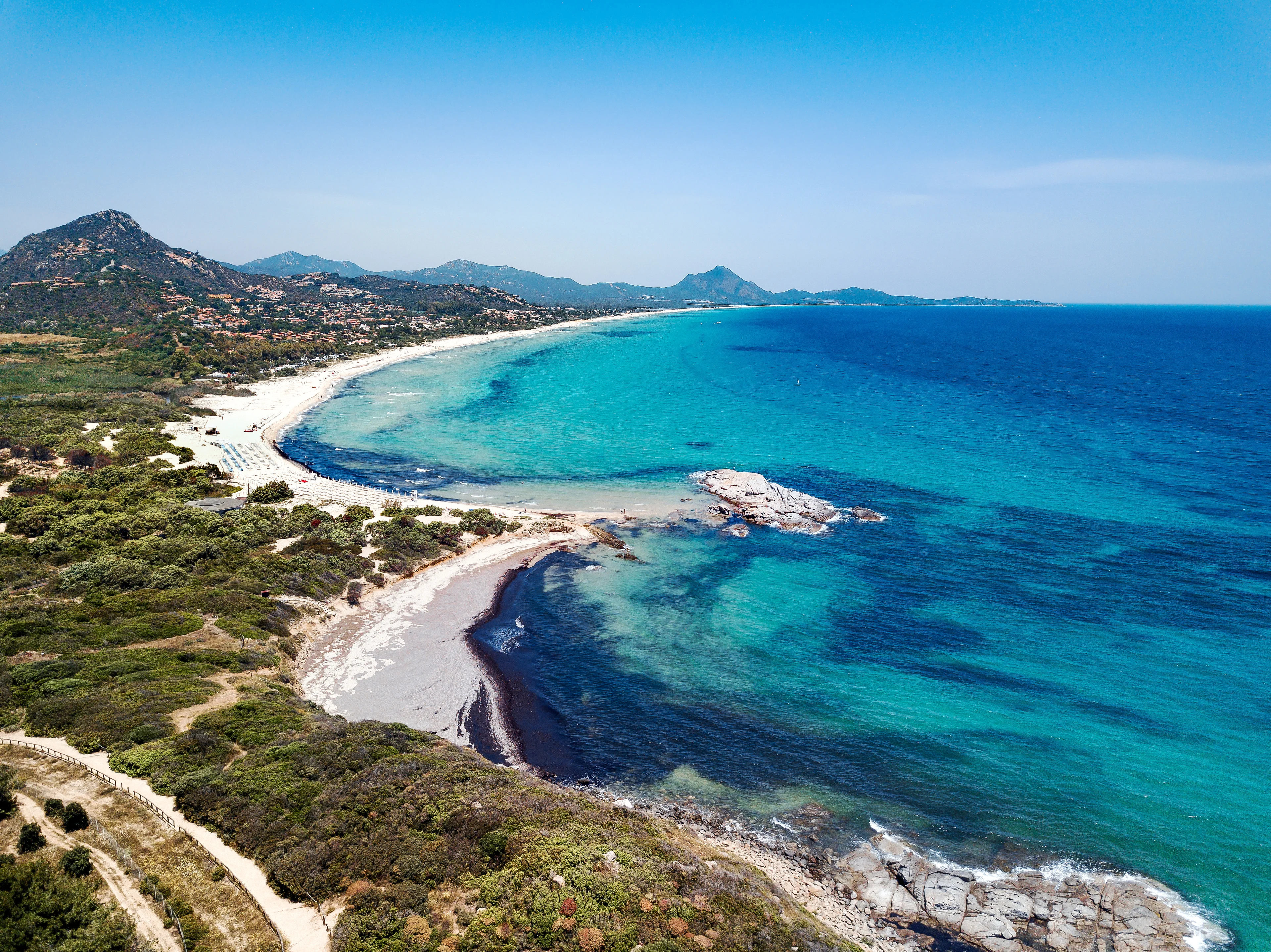 Plages de Costa Rei en Sardaigne