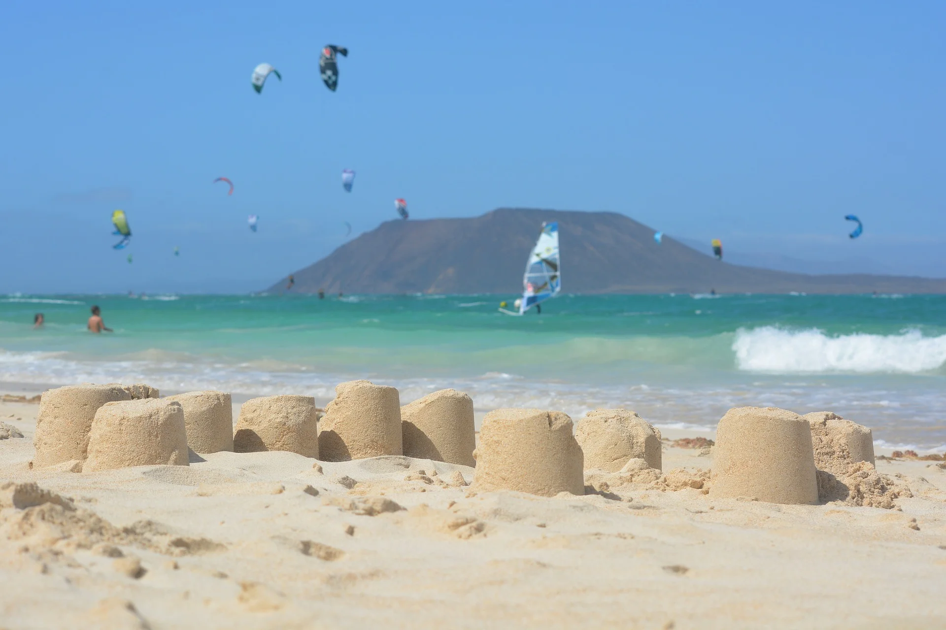 Plage de Corralejo près de Puerto del Rosario