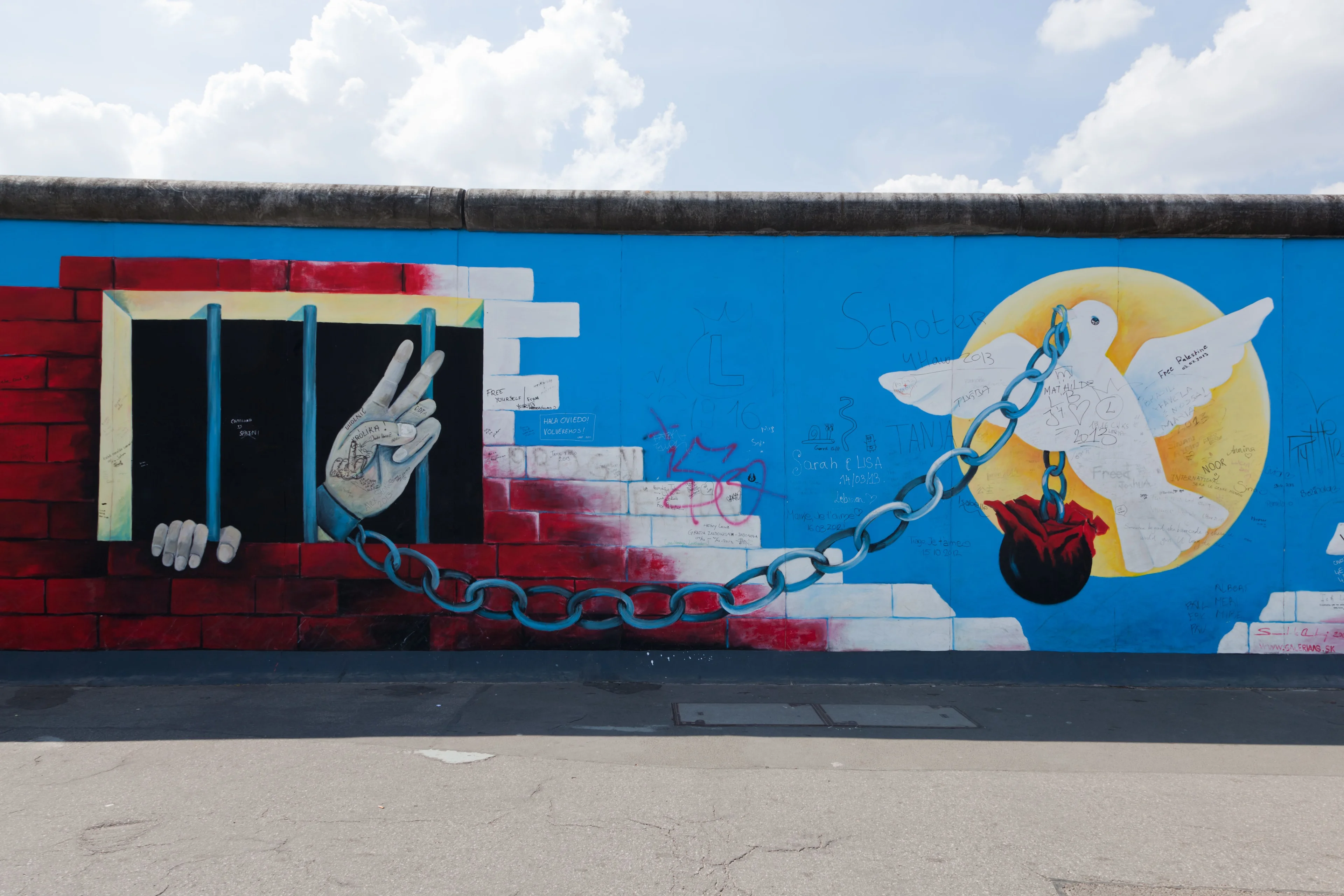 East Side Gallery à Berlin