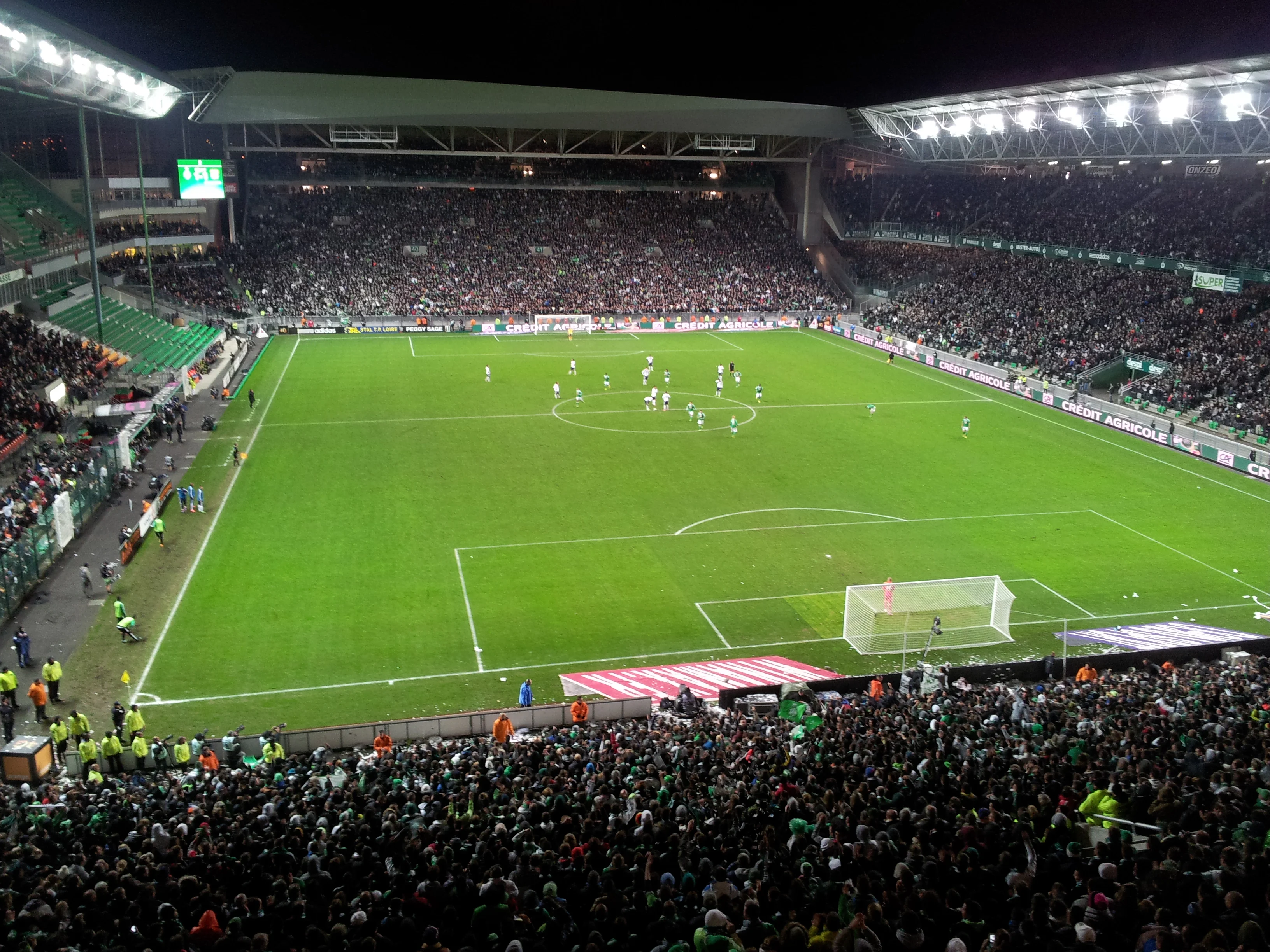 Stade Geoffroy-Guichard à Saint-Etienne
