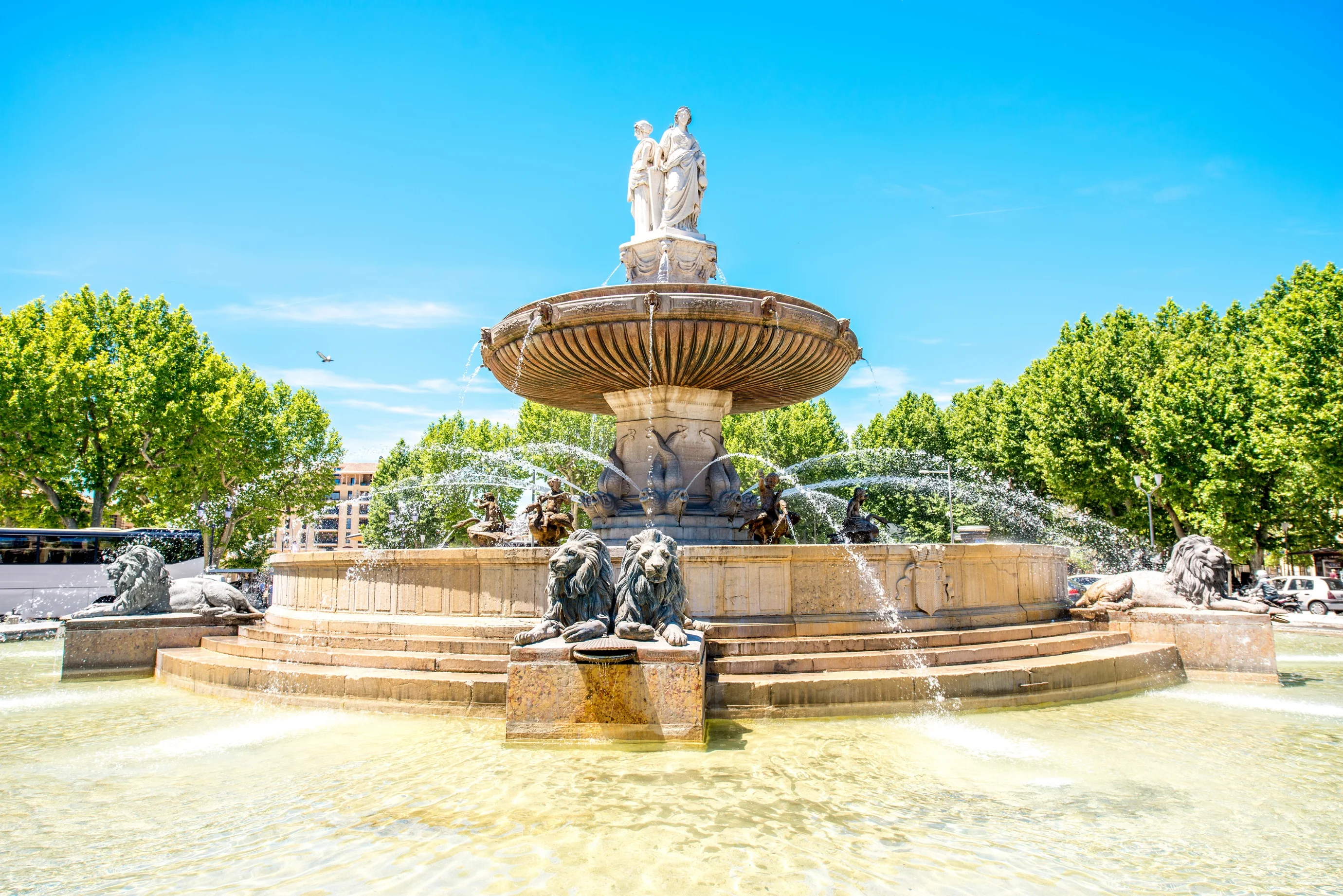 Fontaine de la Rotonde à Aix-en-Provence