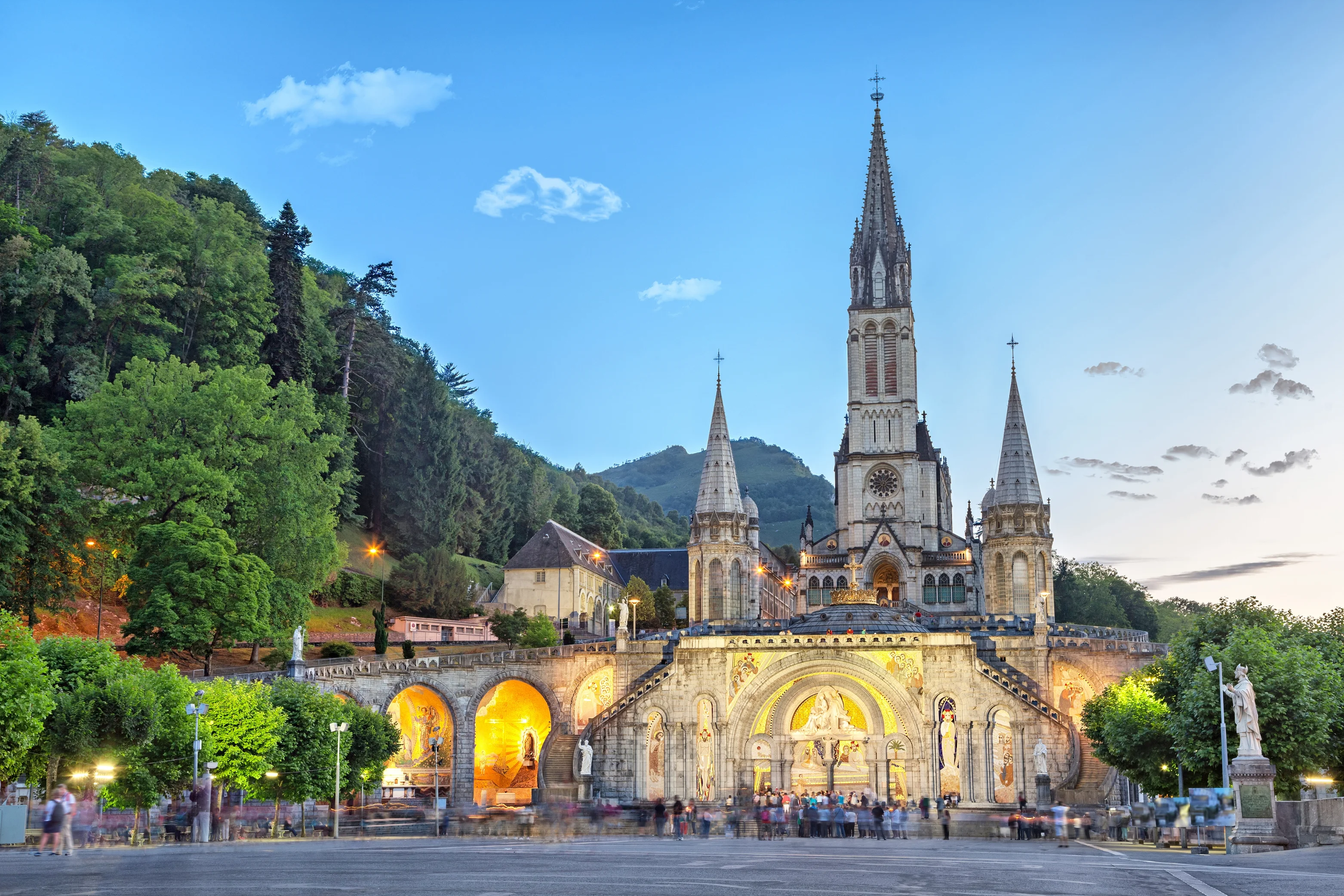 Basilique Notre Dame du Rosaire à Lourdes