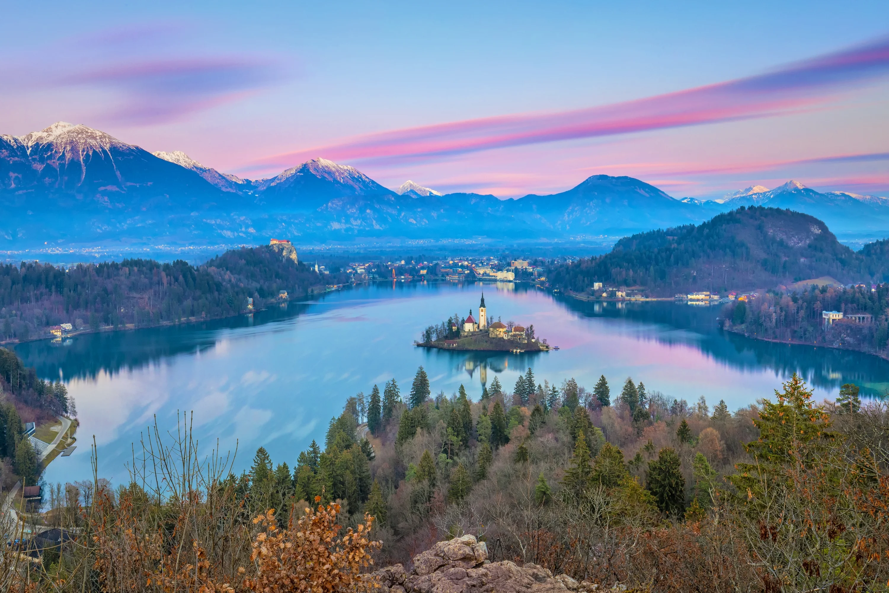 Lac de Bled en Slovénie