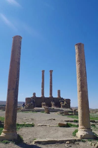 Colonnes romaines — Ruines de Timgad (Algérie)