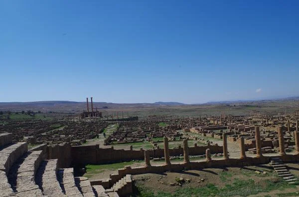 Sud de la cité — Ruines de Timgad (Algérie)