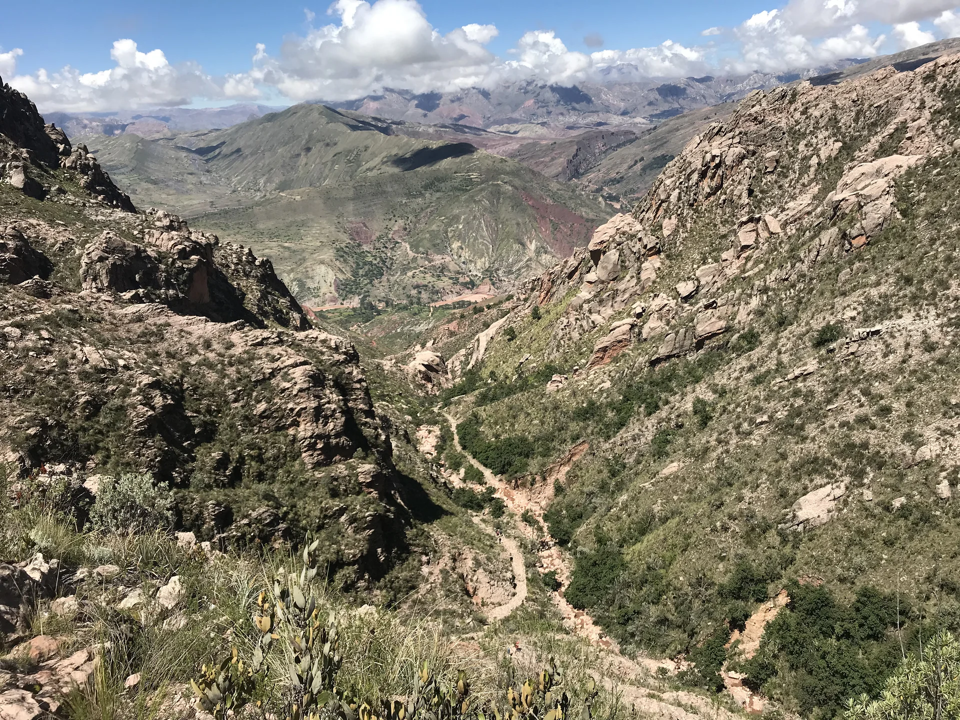 Début du Trek Camino Inca
