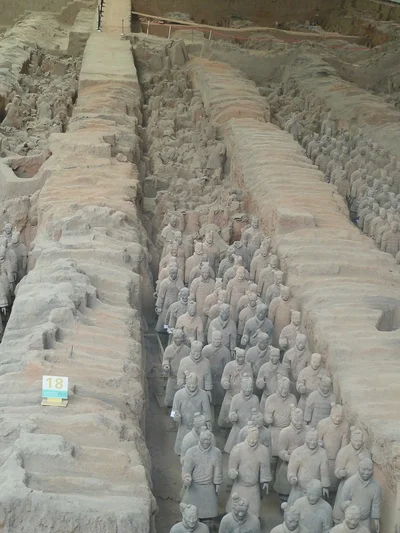 Armée enterrée à X'ian en Chine