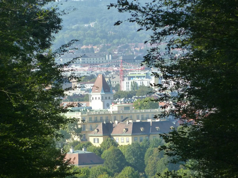 Vue depuis la colline à Vienne — Vienne (Autriche)