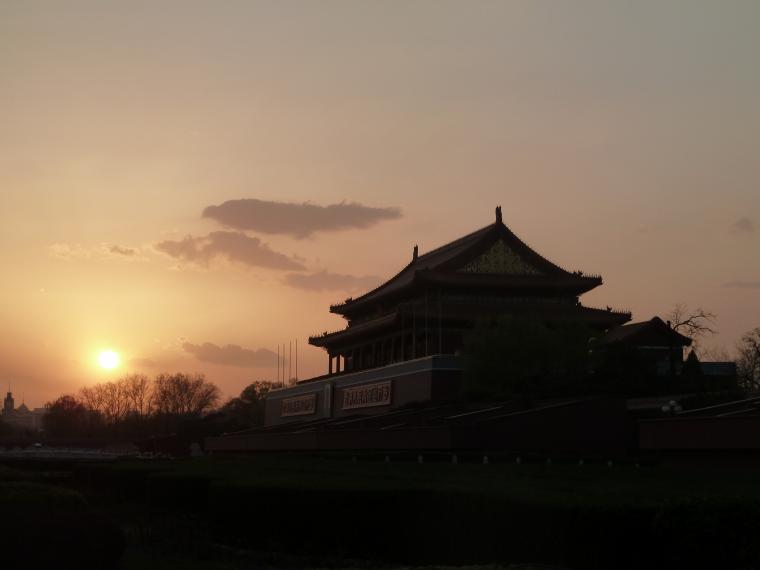 Mausolée de Mao à Pékin  en Chine